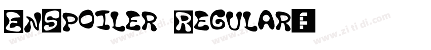 EnSpoiler Regular字体转换